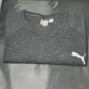 Puma Men's Charcoal Gray T-Shirt